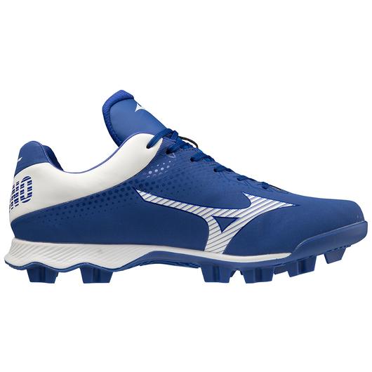 Mizuno Wave Lightrevo TPU Men's Molded Low Baseball Cleat - Royal/White