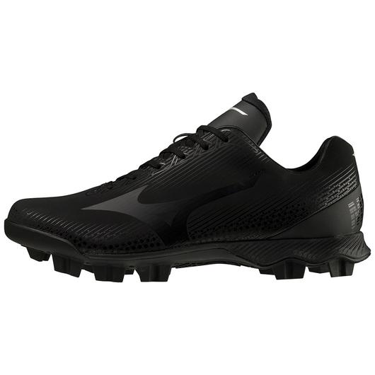 Mizuno Wave Lightrevo TPU Men's Molded Low Baseball Cleat - Black