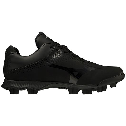 Mizuno Wave Lightrevo TPU Men's Molded Low Baseball Cleat - Black