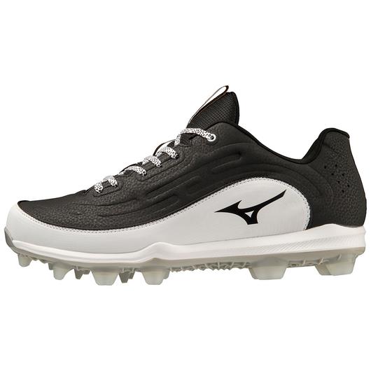 Mizuno Ambition 3 Low TPU Men's Molded Baseball Cleat - Black/White