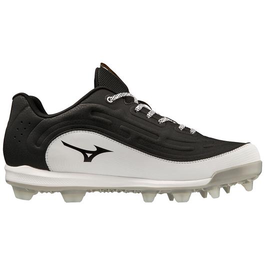 Mizuno Ambition 3 Low TPU Men's Molded Baseball Cleat - Black/White