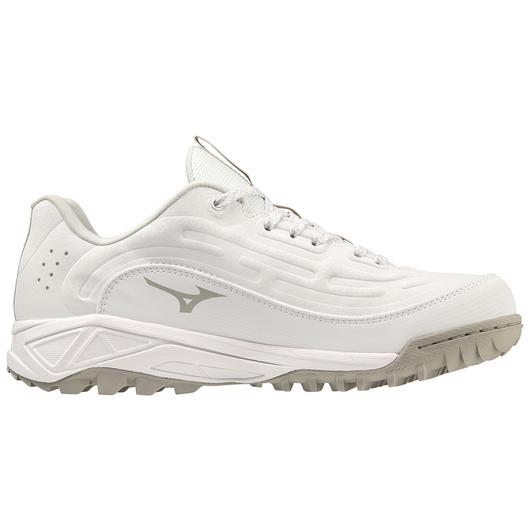 Mizuno Ambition 3 FP Low All Surface Women's Turf Shoe - White/Grey