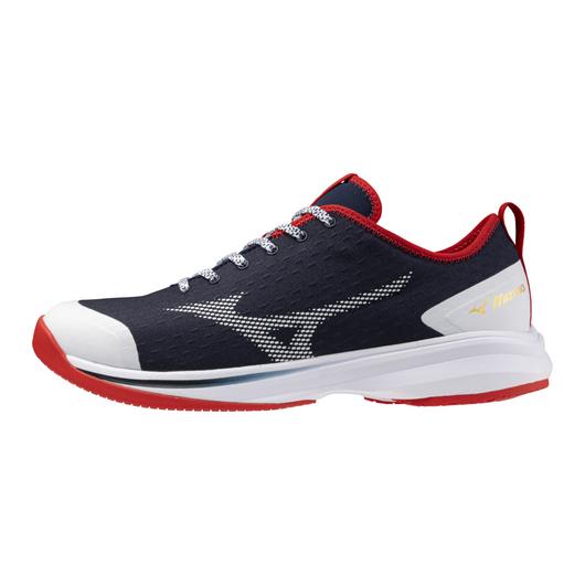 Men's Dominant 4 Low Turf Baseball Shoe - Navy/Red