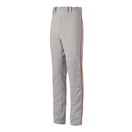 Men's Premier Pro Piped Baseball Pant G2 - Grey/Red