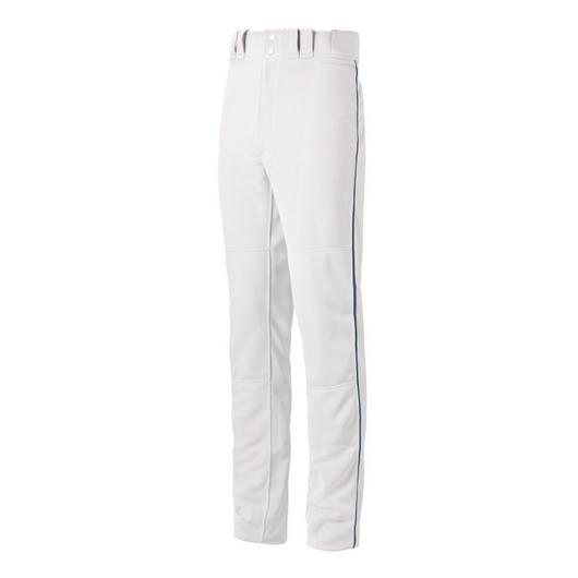 Youth Premier Pro Piped Baseball Pant G2- White/Navy