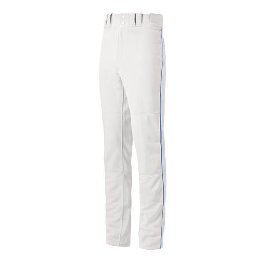 Youth Premier Pro Piped Baseball Pant G2- White/Royal