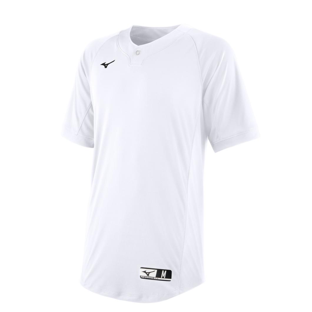 NXT 1-Button Baseball Jersey - White