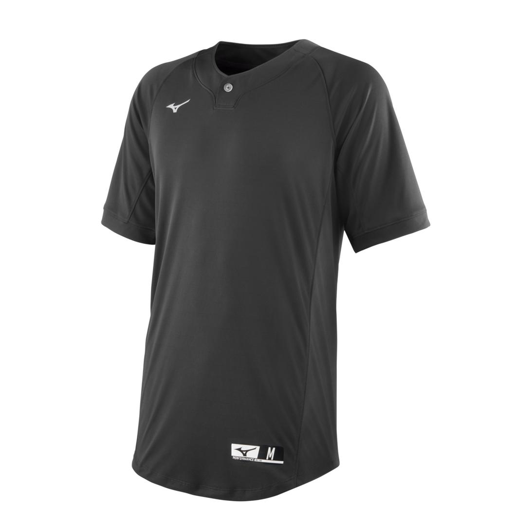 NXT 1-Button Baseball Jersey - Black