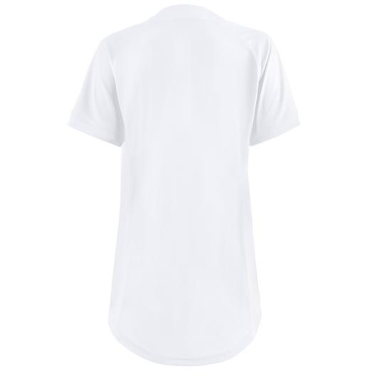 Women's NXT 1-Button Short Sleeve Softball Jersey - White