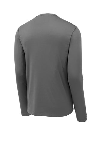 Sport-Tek® Posi-UV® Pro Long Sleeve Tee - Dark Smoke Grey