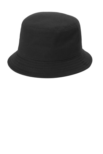 Port Authority® Twill Short Brim Bucket Hat - Black