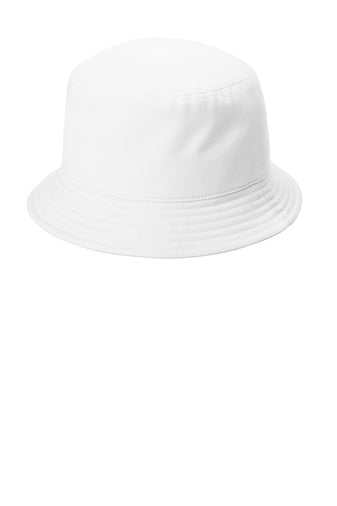 Port Authority® Twill Short Brim Bucket Hat - White