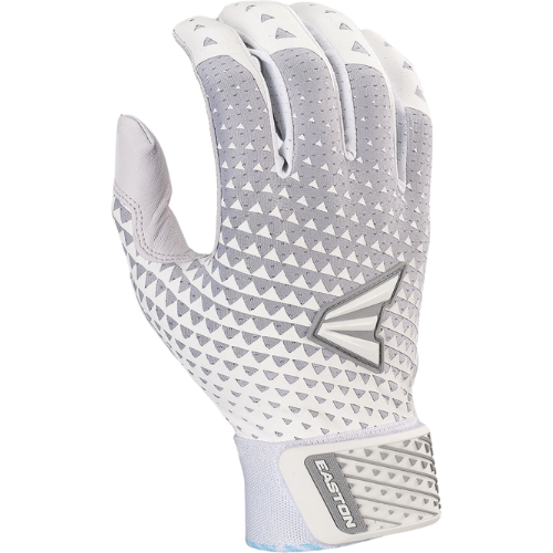 Easton Ghost NX Fastpitch Batting Gloves - White/Silver