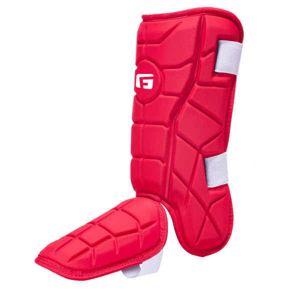 Elite Batter's Leg Guard (Red)