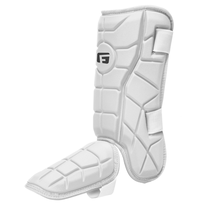 Youth Elite Batter's Leg Guard- White