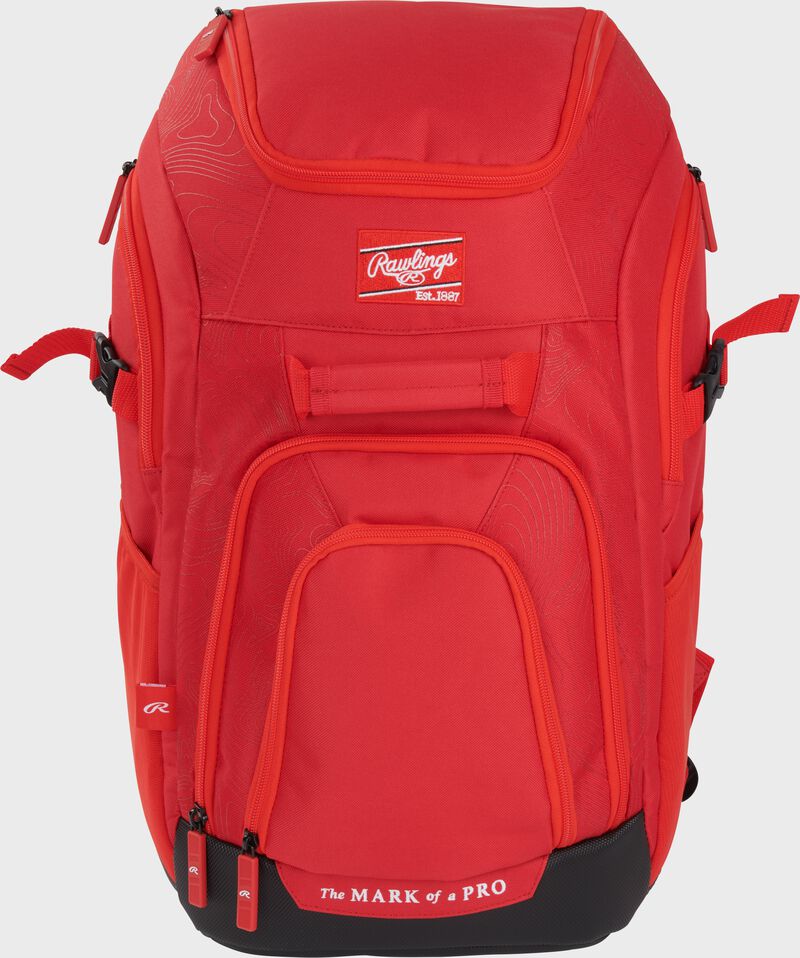 Franchise 2 Player's Baseball Backpack - Scarlet