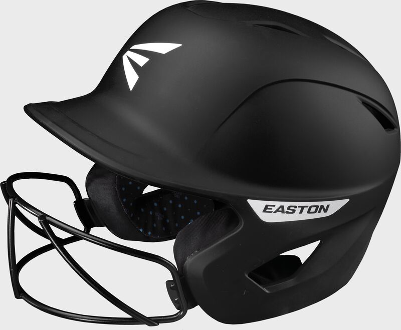 Easton Ghost Matte Fastpitch Batting Helmet with Softball Mask - Black