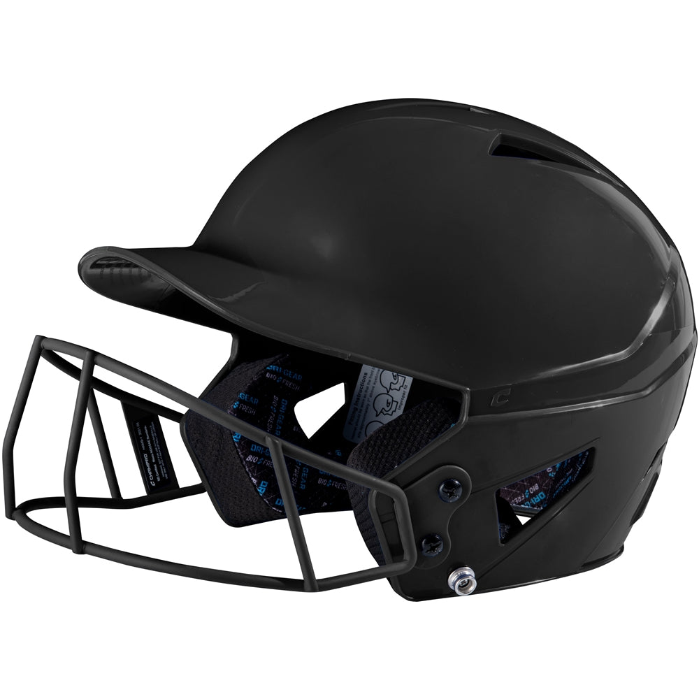 HX Rookie Fastpitch Batting Helmet- Black