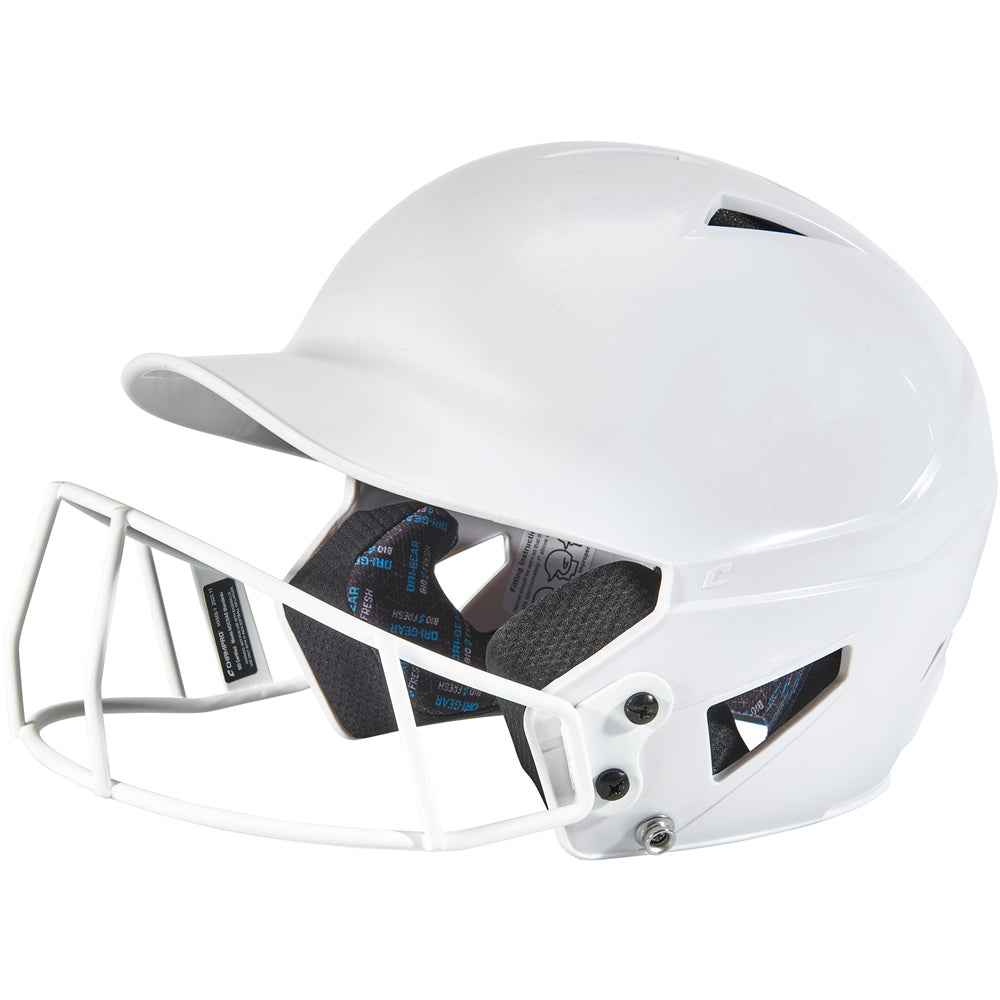 HX Rookie Fastpitch Batting Helmet - White