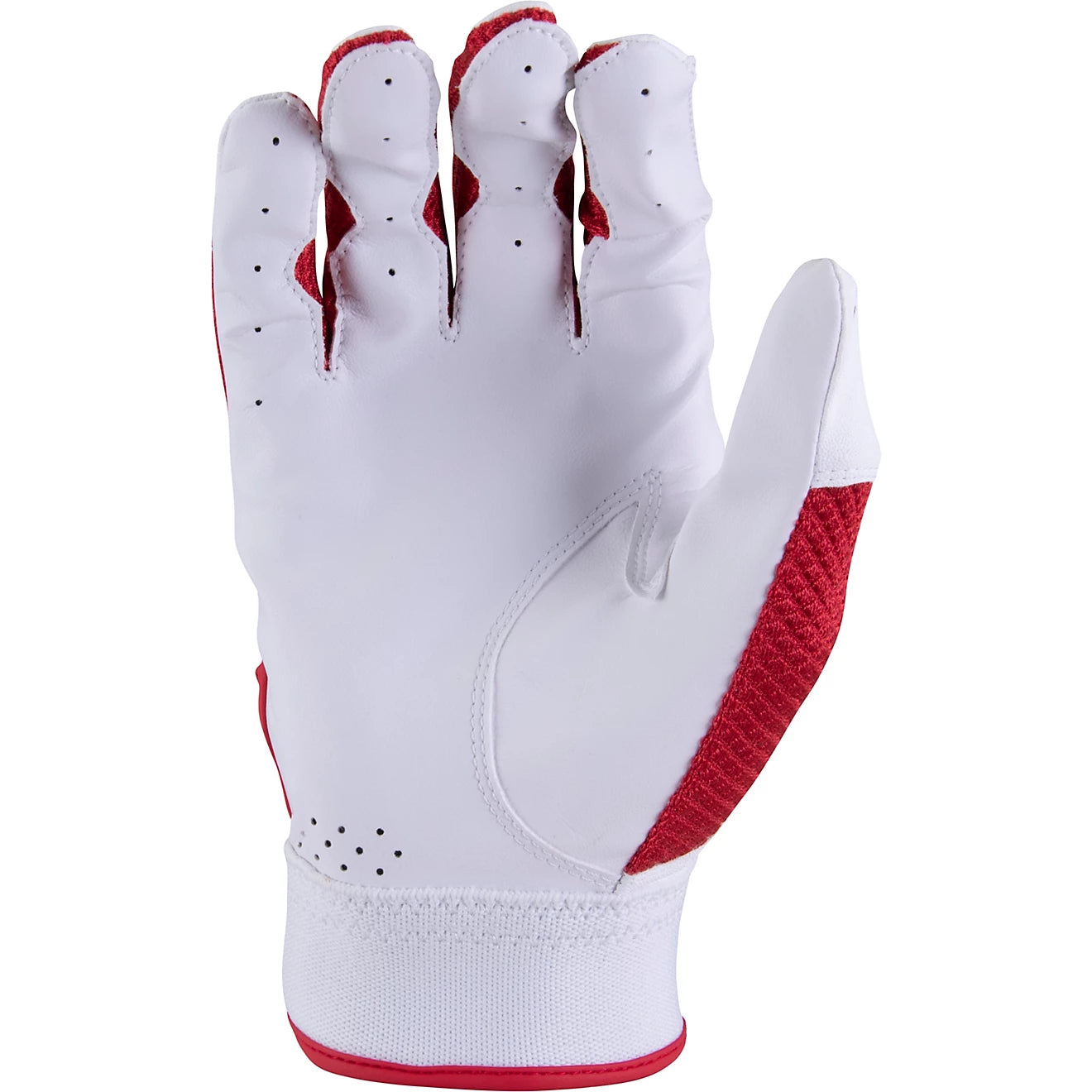 Youth Code Batting Glove - White/Red