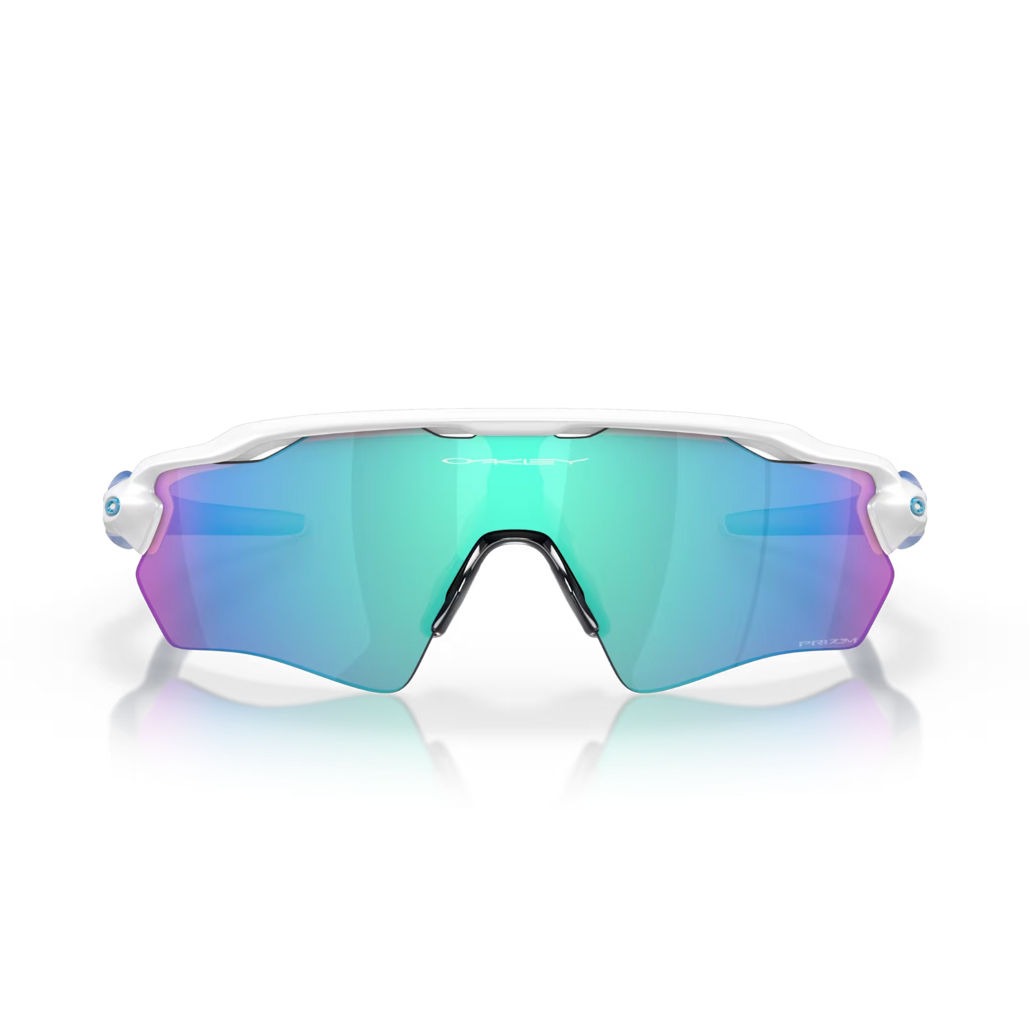 Radar EV XS Path (Youth Fit) Matte White / Prizm Sapphire