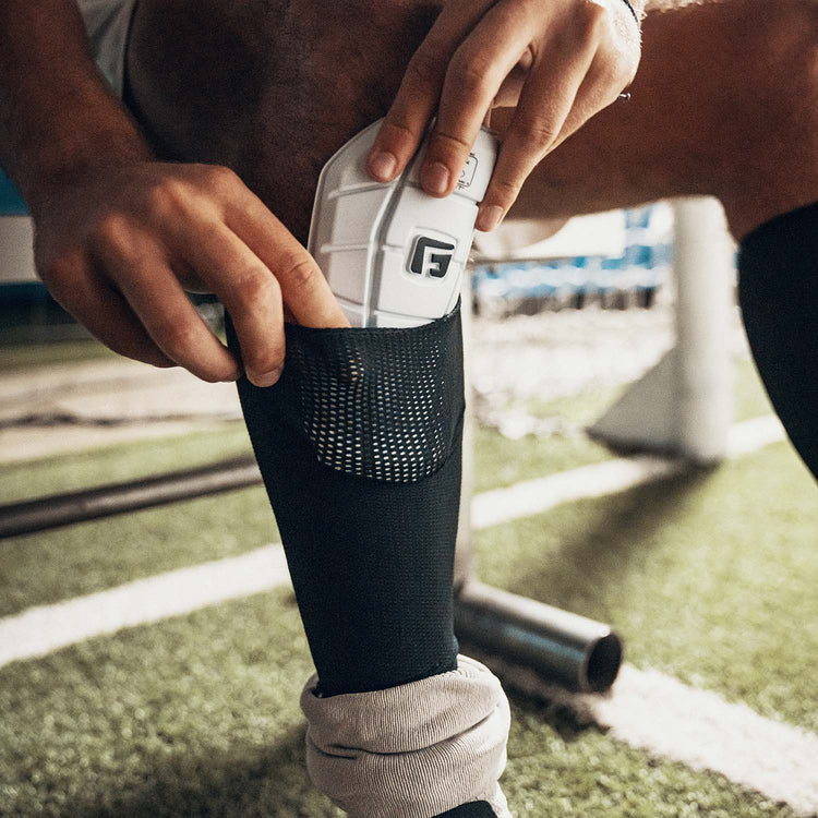 Pro-S Blade Soccer Shin Guards - White Film
