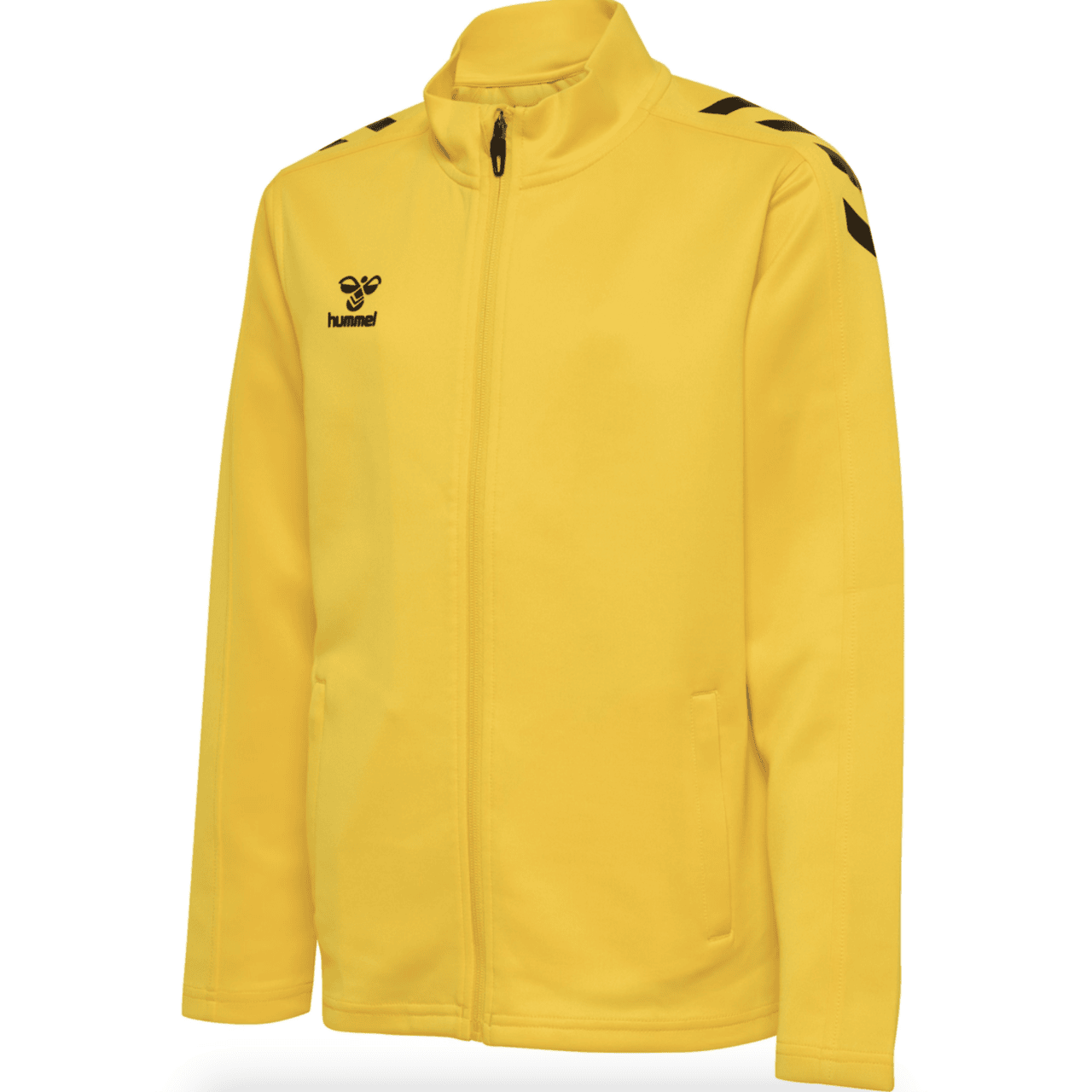 HMLCORE XK POLY ZIP SWEAT KIDS - Sports Yellow