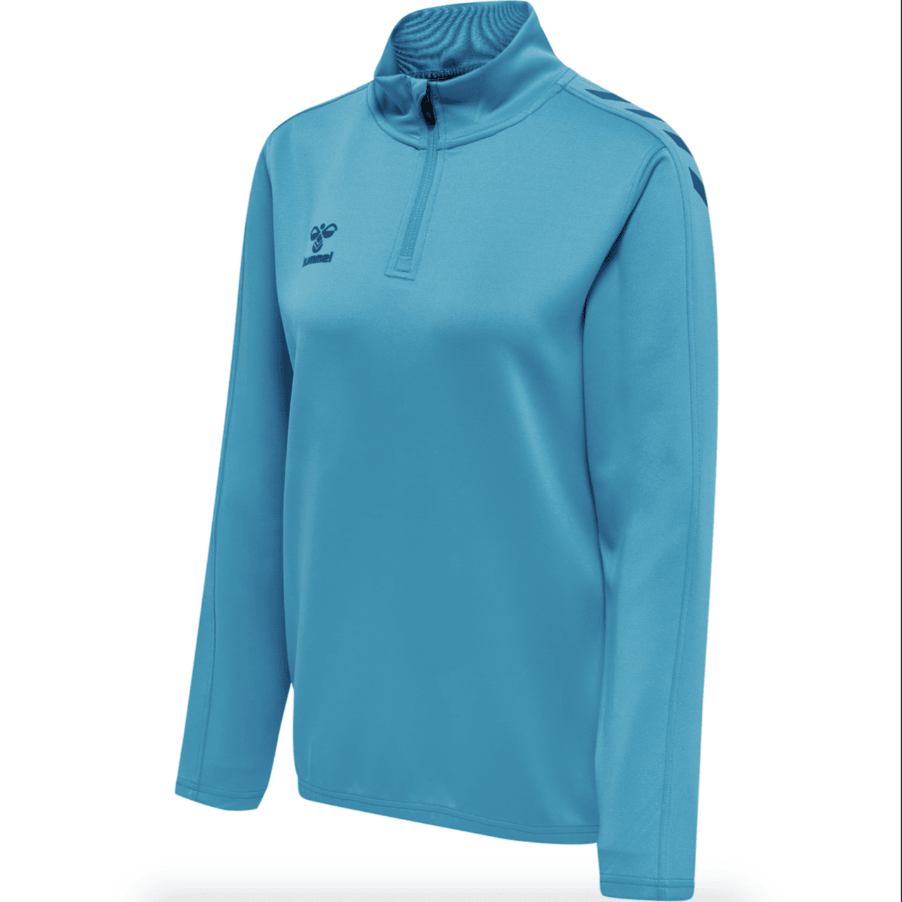 HMLCORE XK HALF ZIP SWEAT WOMAN - Blue Danube