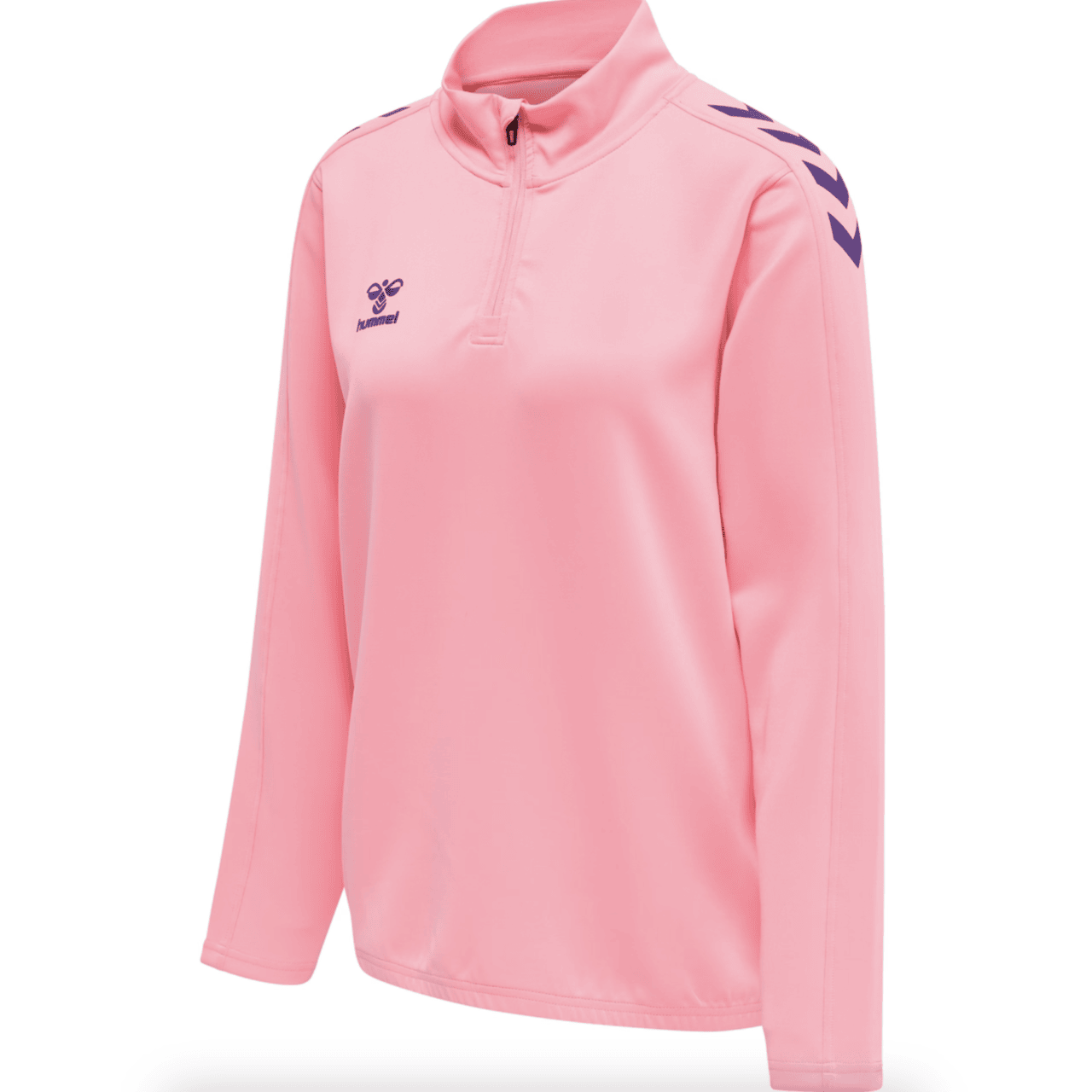 HMLCORE XK HALF ZIP SWEAT WOMAN - Cotton Candy