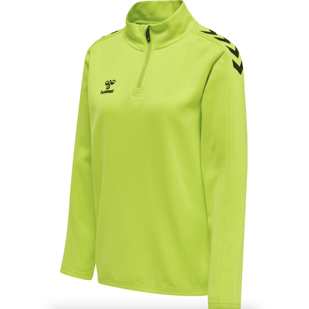 HMLCORE XK HALF ZIP SWEAT WOMAN - Lime Popsicle