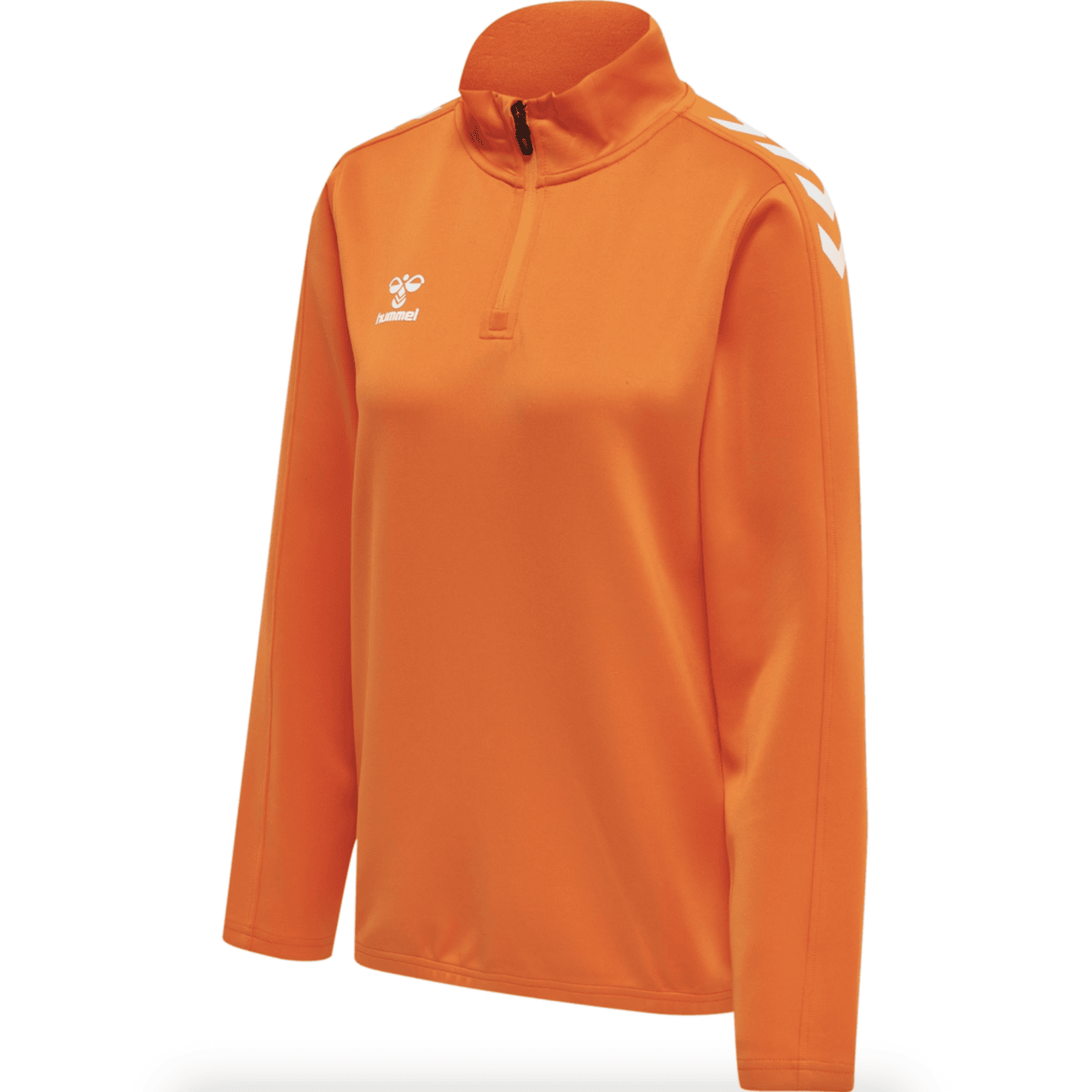 HMLCORE XK HALF ZIP SWEAT WOMAN - Orange Tiger