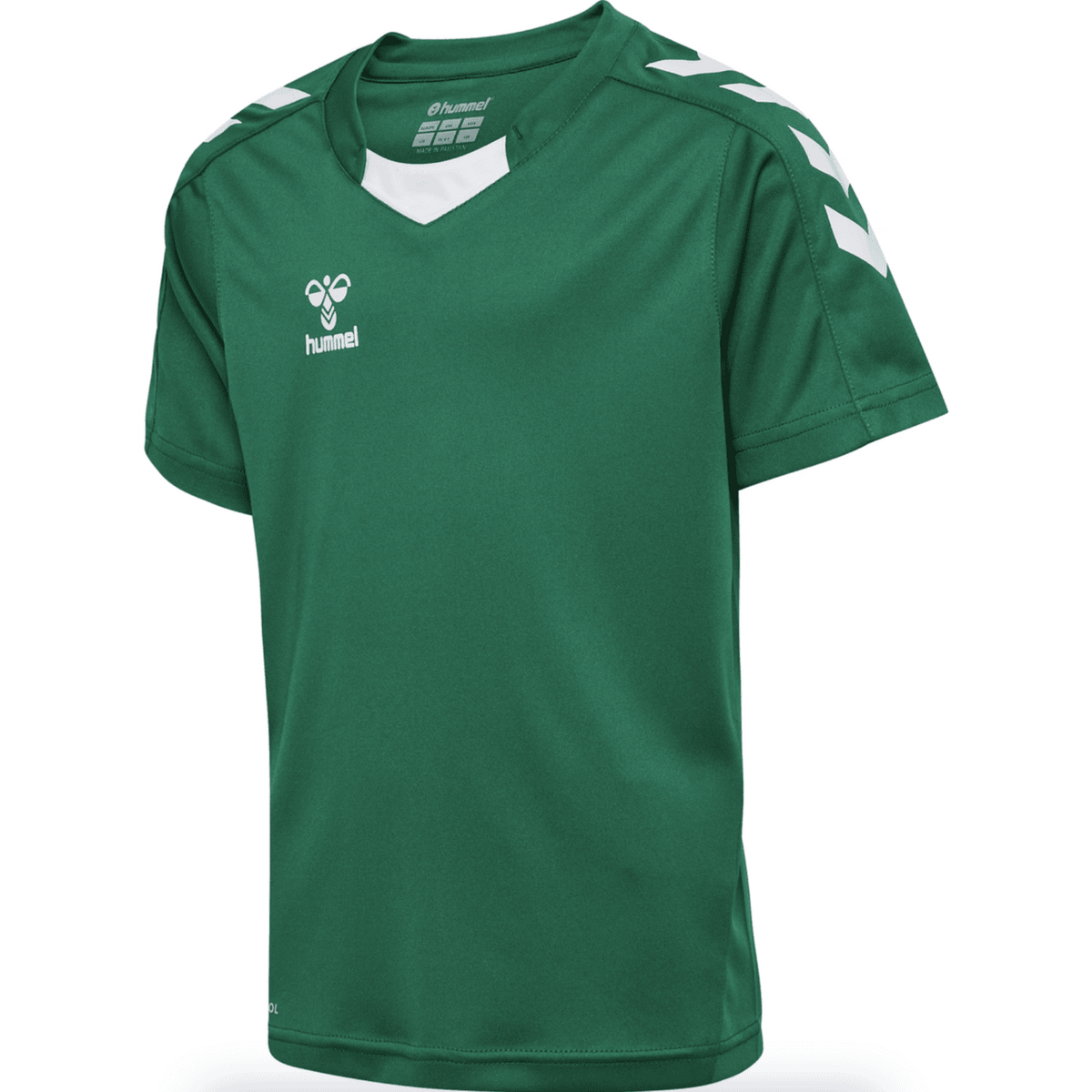 HMLCORE XK Poly Jersey S/S Kids - Evergreen