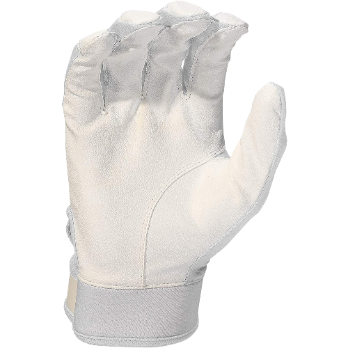 Girl's Fundamental Batting Gloves - White/White