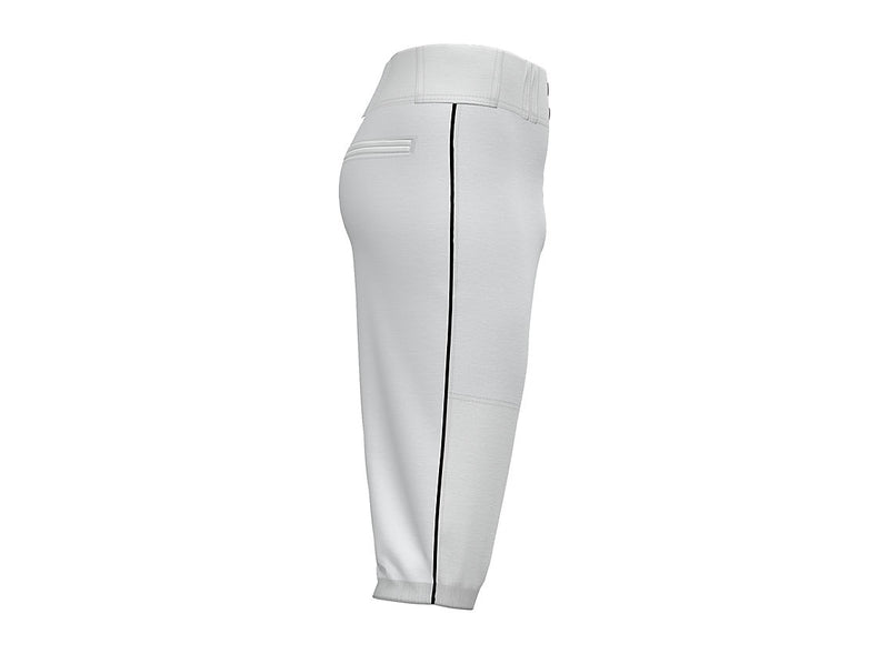Youth Adversary 2 Baseball Piped Knicker Athletic - White/Black