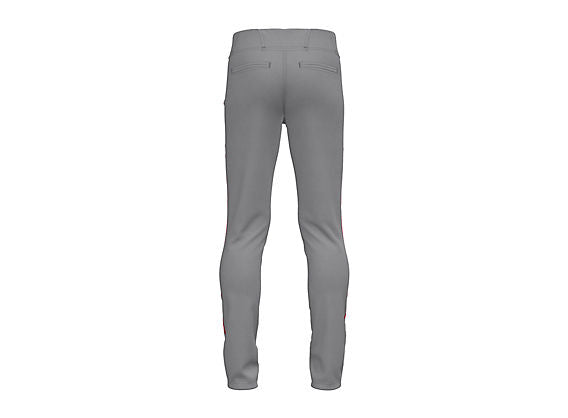 Youth Adversary 2.0 Tapered Piped Pant - Grey/Red