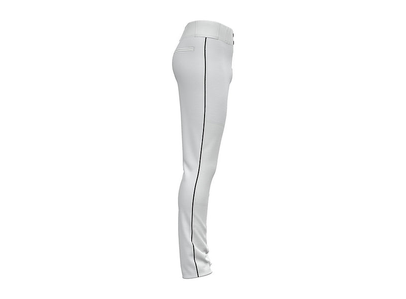 Youth Adversary 2.0 Tapered Piped Pant - White/Black