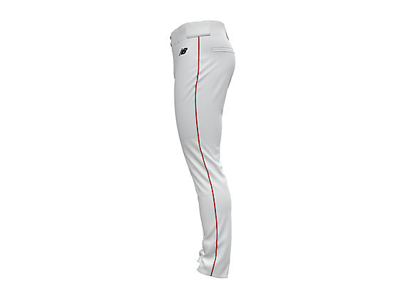 Adversary 2.0 Baseball Tapered Piped Pant - White/Red