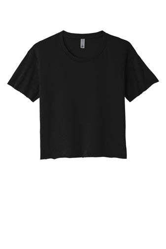 Next Level Apparel® Women’s Festival Cali Crop Tee -  Black