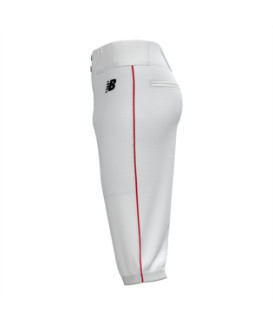Youth Adversary 2.0 Baseball Piped Athletic Knicker - White/Red