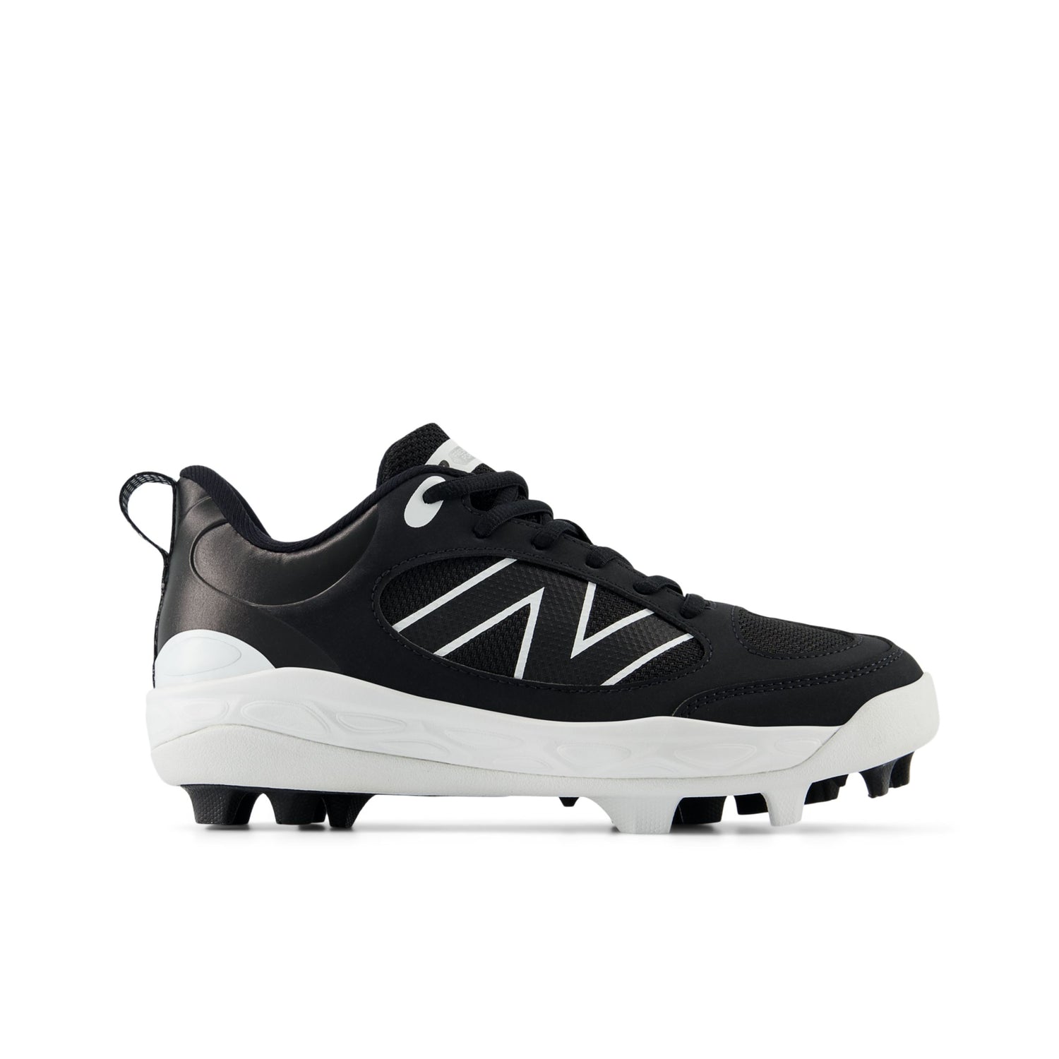 Youth Fresh Foam 3000 v7 Molded Cleat - Black/White