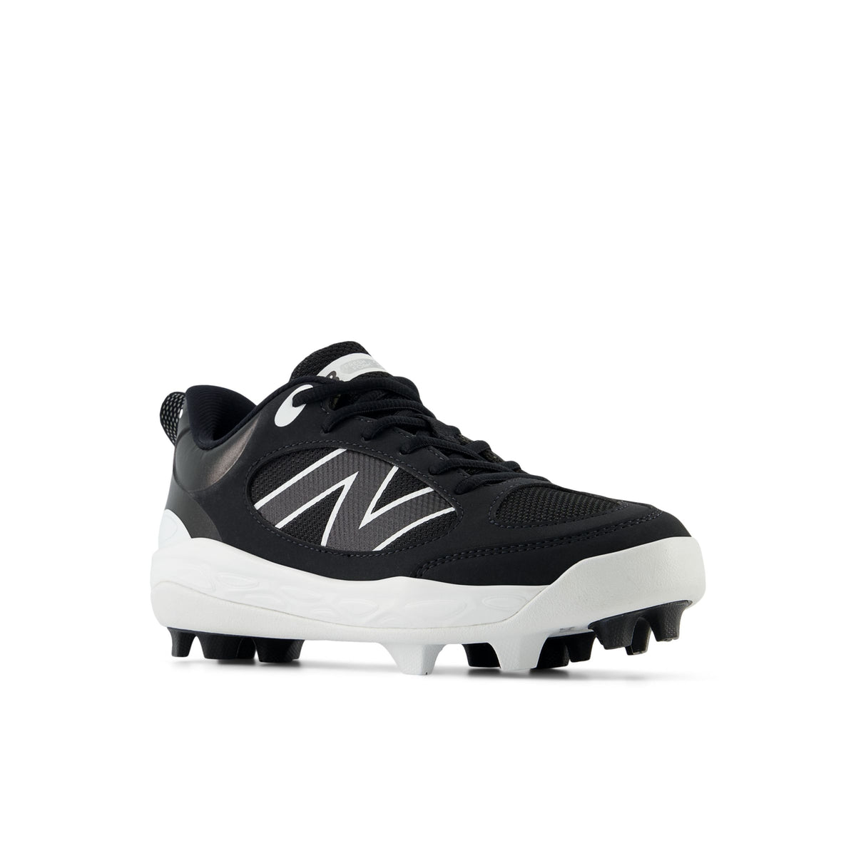 Youth Fresh Foam 3000 v7 Molded Cleat - Black/White