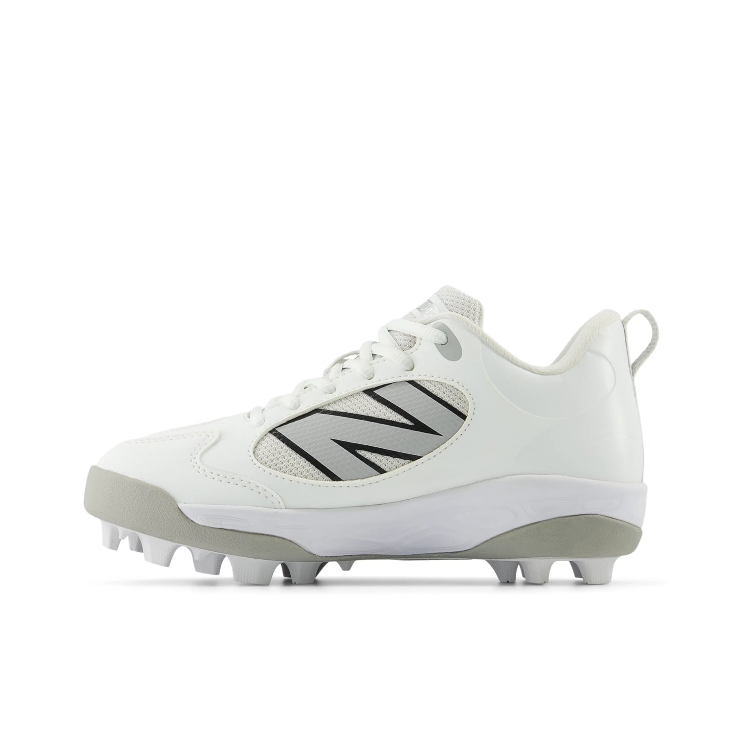 Youth Fresh Foam 3000 v7 Molded Cleat - White/Black