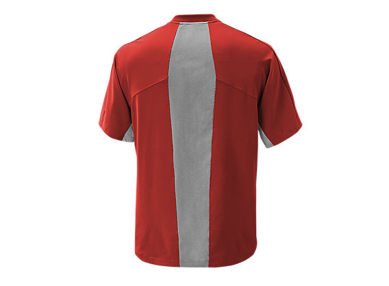 NB Mens Short Sleeve Batting Jacket - Team Red Pepper