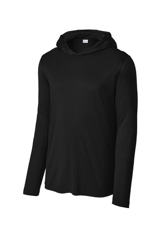 Sport-Tek® Posi-UV® Pro Long Sleeve Hoodie - Black