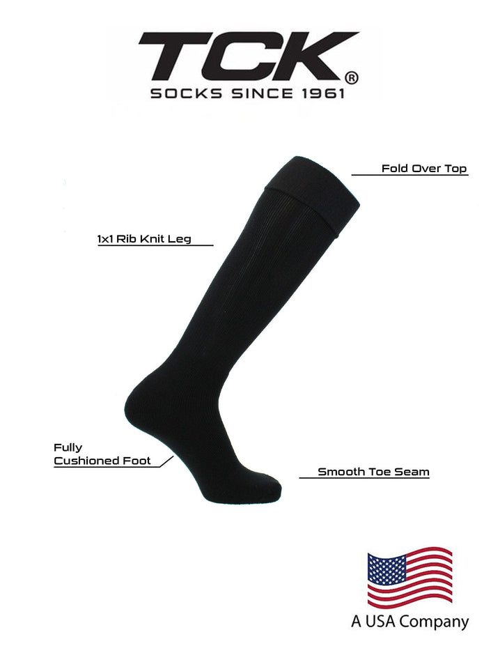 Adult Size Multisport Tube Socks - (Columbia Blue)