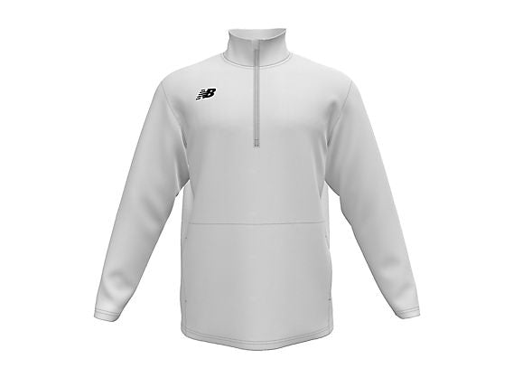 NB Thermal Half Zip - White
