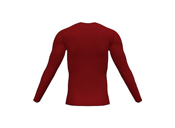 NB Mens Baselayer Long Sleeve Top - Mercury Red