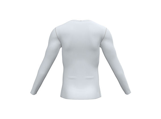 NB Mens Cold Compression Long Sleeve Crew - White