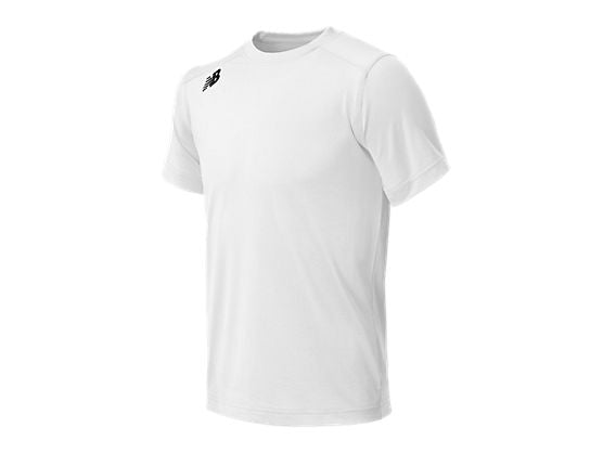 NB Youth Short Sleeve Tech Tee - White