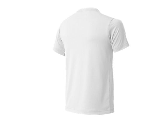 NB Youth Short Sleeve Tech Tee - White